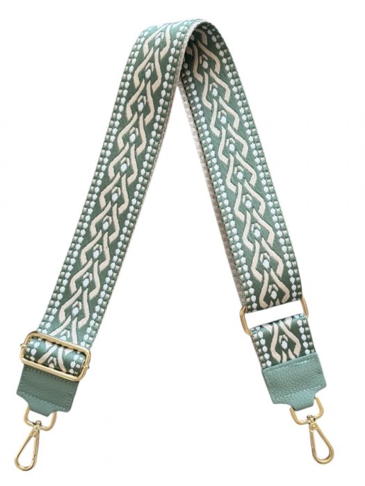 Modny Pasek Do Torebki H07 Jasno Zielony