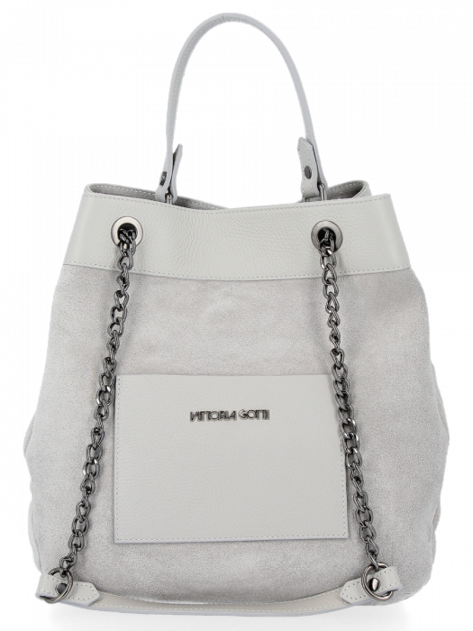 GEANȚĂ DIN PIELE universală Vittoria Gotti B12