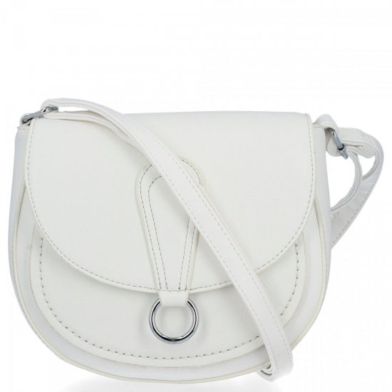 GEANȚĂ DE DAMĂ tip poștaș BEE BAG alb 1002S20