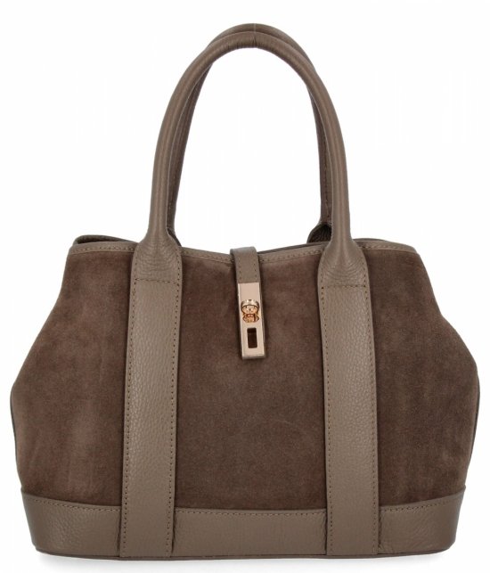 Geantă din piele elegantă tip cutie 653 Ziemista