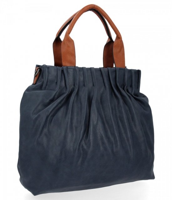 Dámska kabelka shopper bag Hernan tmavo modrá HB0196-1
