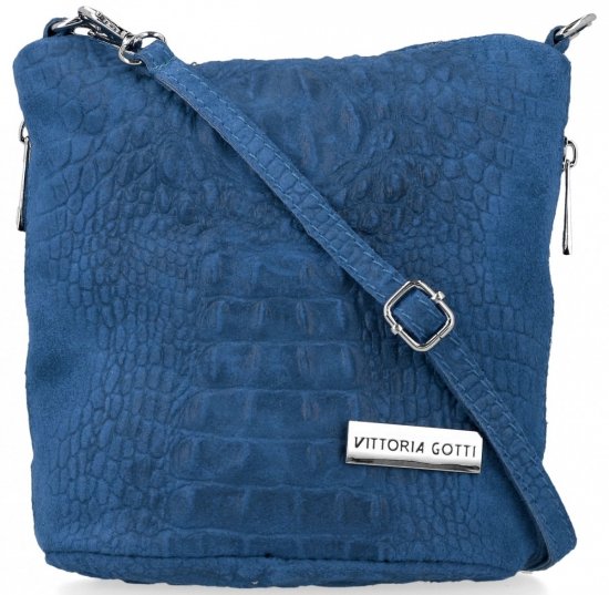 Kožené kabelka listonoška Vittoria Gotti jeans VT4COCO