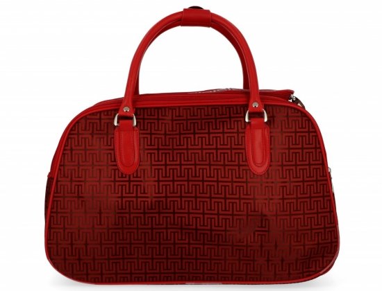 Dámska kabelka kufrík Or&amp;Mi červená A388