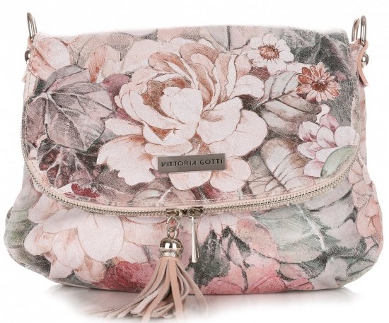 Kožené kabelka listonoška Vittoria Gotti V17