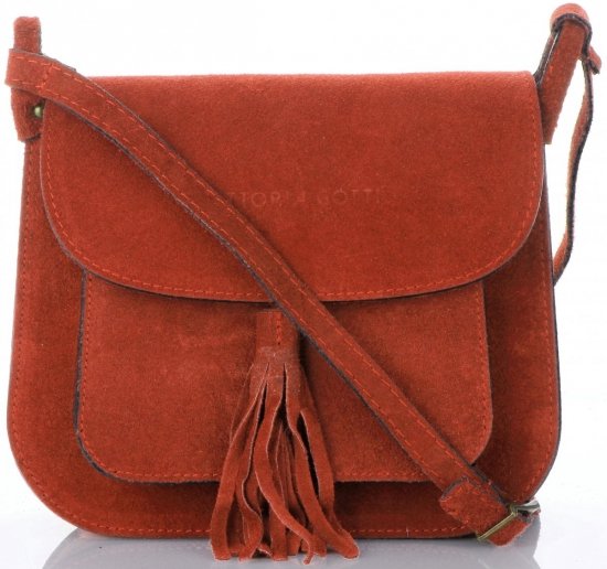 Kožené kabelka listonoška Vittoria Gotti V1982C