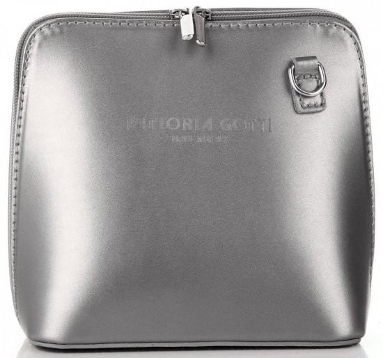 Kožené kabelka listonoška Vittoria Gotti iron V8237