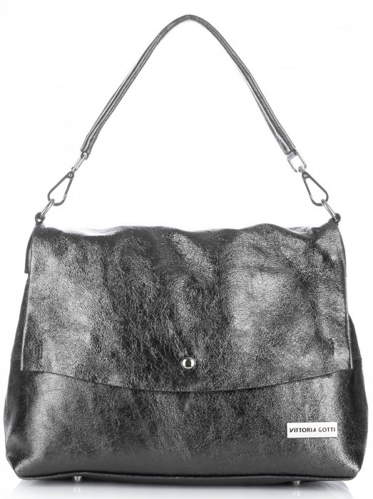 Kožené kabelka univerzálna Vittoria Gotti iron V8803