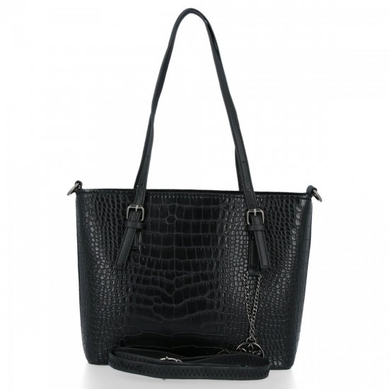 Dámska kabelka klasická BEE BAG čierna 1956-4L