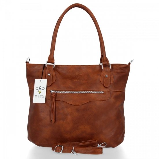 Dámska kabelka listonoška BEE BAG hnedá 1302L92