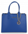 Kožené kabelka kufřík Vittoria Gotti kobaltová V8239