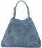 Kožené kabelka shopper bag Vittoria Gotti modrá V8913