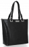 Kožené kabelka klasická Vittoria Gotti černá V2395