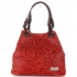 Kožené kabelka shopper bag Vittoria Gotti červená V80049