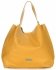 Kožené kabelka shopper bag Vittoria Gotti žlutá V230