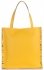 Kožené kabelka shopper bag Genuine Leather žlutá 5013