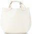 Kožená kabelka Shopperbag s kosmetickou kapsičkou Světlá béžová