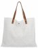 Italská Kabelka Shopper Bag v Módních Vzorech 5887 Bílá