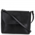 Kožené kabelka listonoška Vittoria Gotti černá V2000