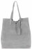 Bőr táska shopper bag Vittoria Gotti világosszürke V205454