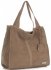 Bőr táska shopper bag Vittoria Gotti földszínű V501