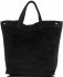 Bőr táska shopper bag Vera Pelle fekete A19