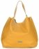 Bőr táska shopper bag Vittoria Gotti sárga V230