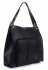 Bőr táska shopper bag Vittoria Gotti fekete 8286