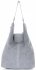 Bőr táska shopper bag Vittoria Gotti világosszürke V3292C