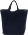 Bőr táska shopper bag Vera Pelle tengerkék A19