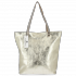 Bőr táska shopper bag Vittoria Gotti arany B24