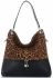 Bőr táska univerzális Genuine Leather fekete 5692