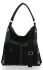 Bőr táska shopper bag Roberto Ricci fekete 19145