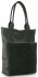 Bőr táska shopper bag Vittoria Gotti palackzöld V270