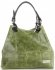 Bőr táska shopper bag Vittoria Gotti zöld V692754