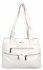 Torebka Damska Na Ramię Shopper Bag firmy Hernan 8006 Biała
