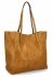 Duża Torebka Shopper Bag z Kosmetyczką firmy Herisson 18R301 Musztardowa