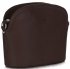 GEANȚĂ DIN PIELE tip poștaș Genuine Leather ciocolatiu E4098