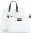 GEANȚĂ DIN PIELE universală Genuine Leather alb 691756