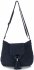 GEANȚĂ DIN PIELE tip poștaș Genuine Leather bleumarin 4022