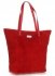 GEANȚĂ DIN PIELE shopper bag Vittoria Gotti roșu V915