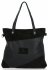 Kožené kabelka shopper bag Roberto Ricci čierna 18128
