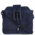 Kožené kabelka listonoška Vittoria Gotti tmavo modrá V1813CAM