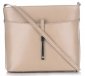 Kožené kabelka listonoška Vera Pelle béžová 3191