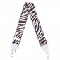 Modny Pasek Do Torebki Zebra P002 Biały