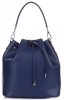 Kožené kabelka shopper bag Vittoria Gotti 8224 tmavo modrá