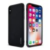 ONTSEEV Matt Black Ultra Thin Soft Silicone Case Etui Silikonowe - iPhone X/XS