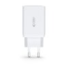 TECH-PROTECT C65W-2 3-PORT NETWORK CHARGER PD65W/QC3.0 WHITE
