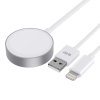 TECH-PROTECT ULTRABOOST 2IN1 MAGNETIC CHARGING KABEL  & LIGHTNING 150CM APPLE WATCH WHITE