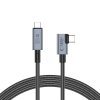 TECH-PROTECT ULTRABOOST MAX ”L” USB 4.0 8K 40GBPS TYPE-C KABEL  PD240W 150CM GREY