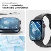 SZKŁO HYBRYDOWE SPIGEN ELITE SHIELD ”EZ FIT” 2-PACK APPLE WATCH 10 (46 MM) CLEAR